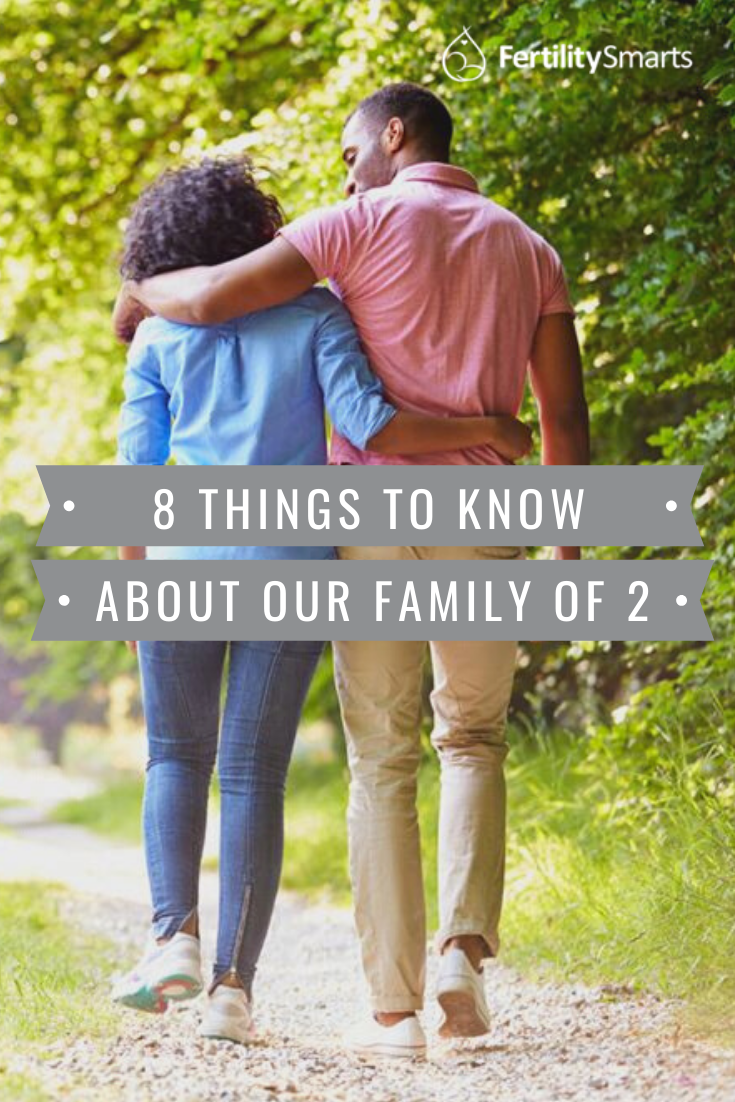 Pinterest Pin Title: 8 Things to know about our family of two.
