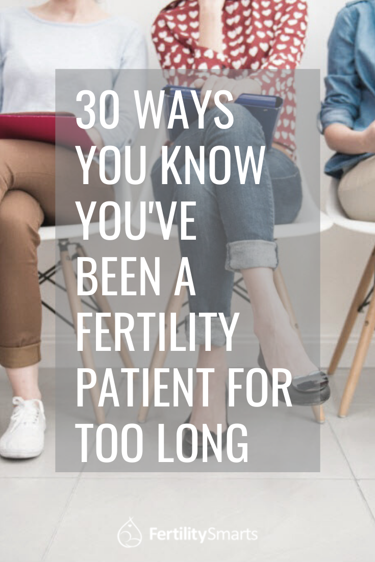 Pinterest Pin Title: 30 Ways You Know You've Been A Fertility Patient For Too Long